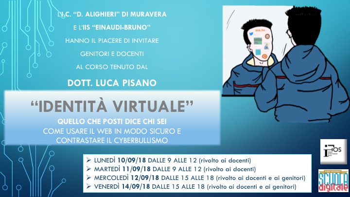 locandina Identità virtuale